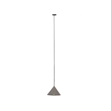 Spot pentru șină Tracer Cono din metal, maro închis