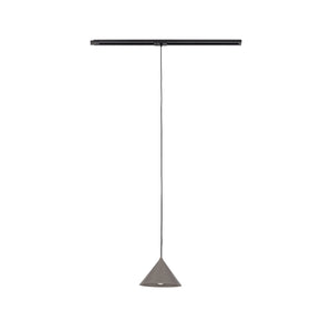Spot pentru șină Tracer Cono din metal, maro închis