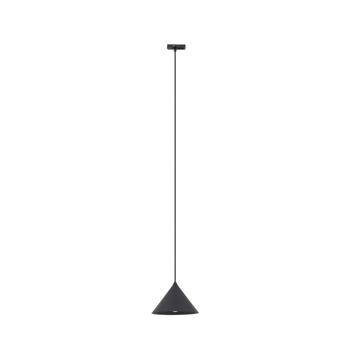 Spot pentru șină Tracer Cono din metal, negru