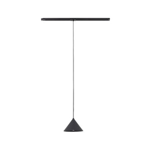 Spot pentru șină Tracer Cono din metal, negru
