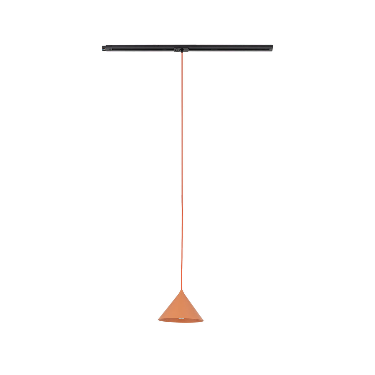 Spot pentru șină Tracer Cono din metal, somon