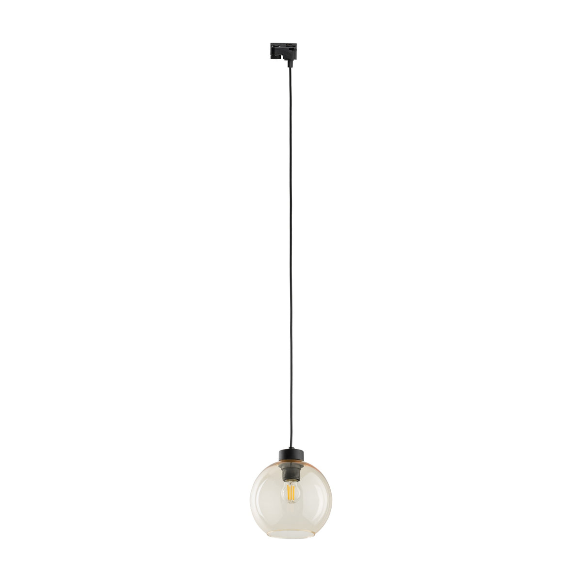 Spot pentru șină Tracer Cubus din metal, chihlimbar