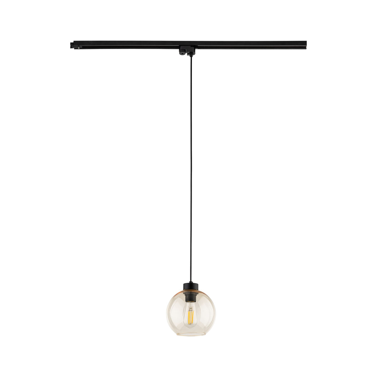Spot pentru șină Tracer Cubus din metal, chihlimbar