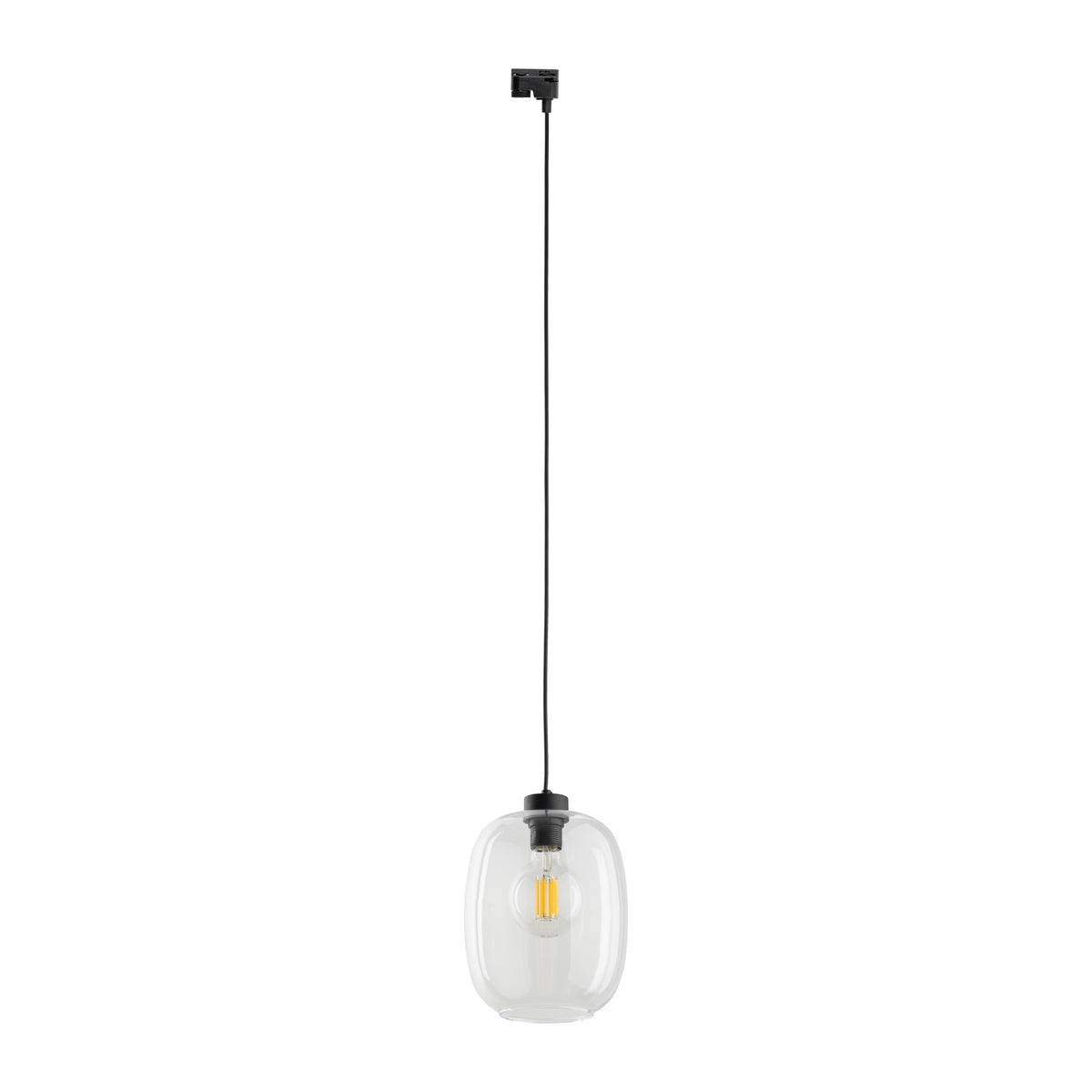 Spot pentru șină Tracer Elio din metal, transparent