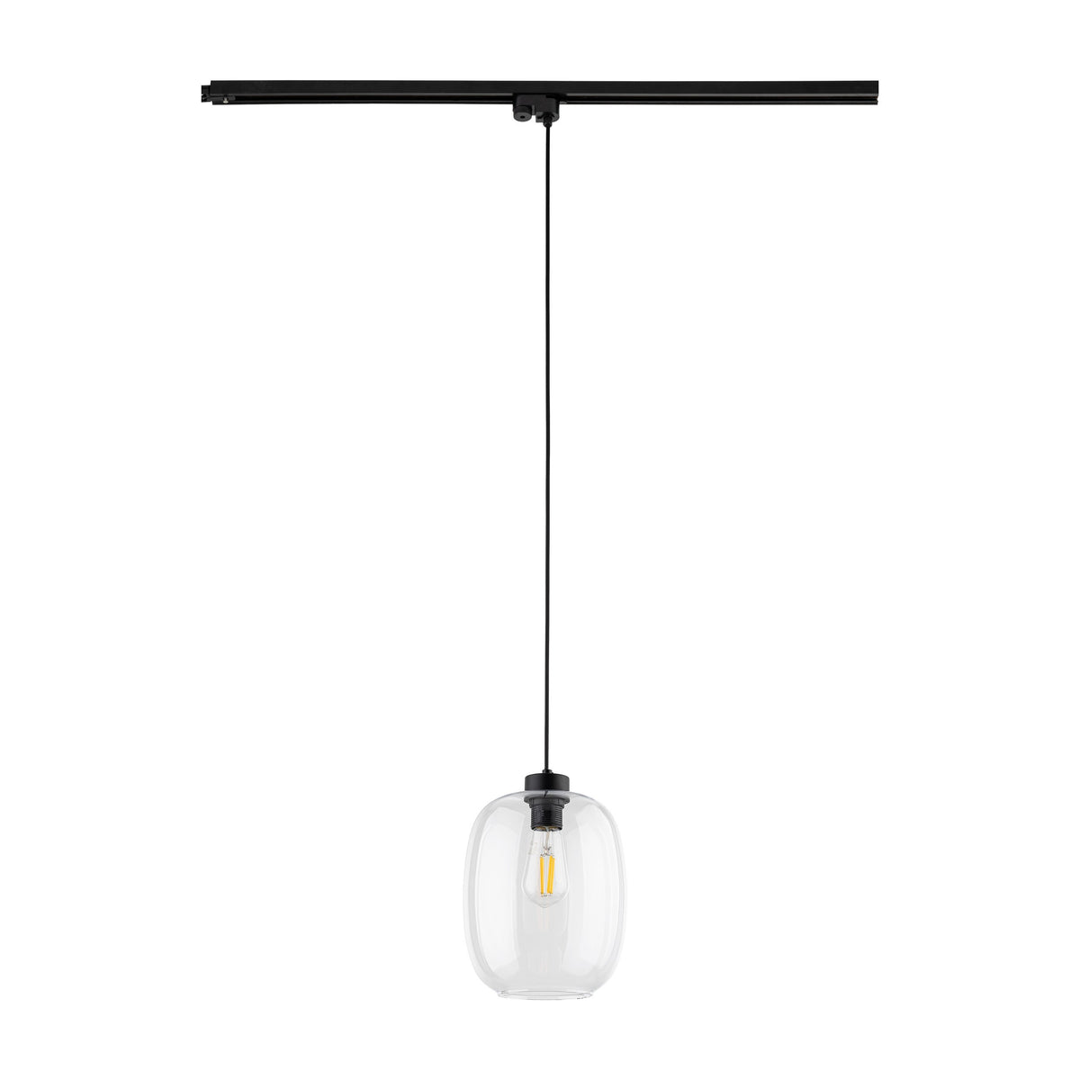 Spot pentru șină Tracer Elio din metal, transparent