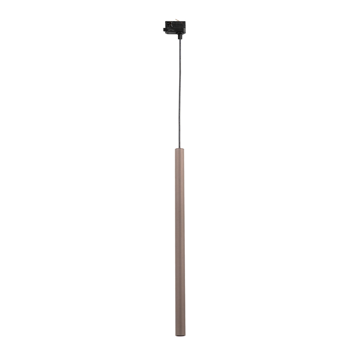 Spot pentru șină Tracer Ferro 500 cu 3 circuite și bec inclus, maro