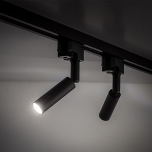 Spot pentru șină Tracer Lagos din metal, negru