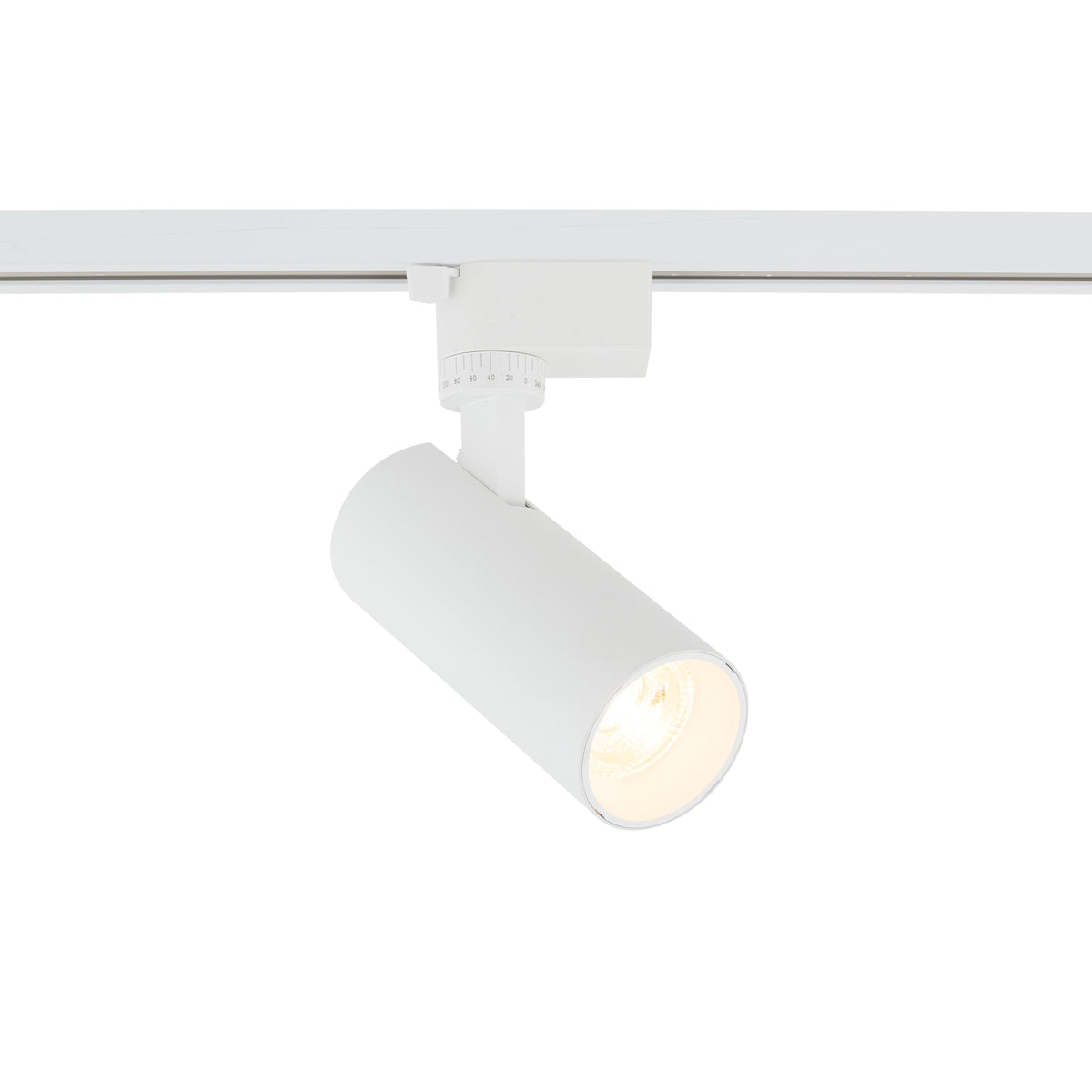 Spot pentru șină Tracer cu lumină reglabilă din metal, alb, 10 W