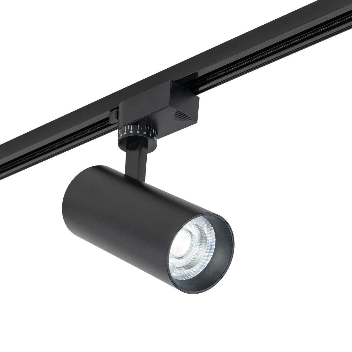 Spot pentru șină Tracer cu lumină reglabilă din metal, negru, 20 W