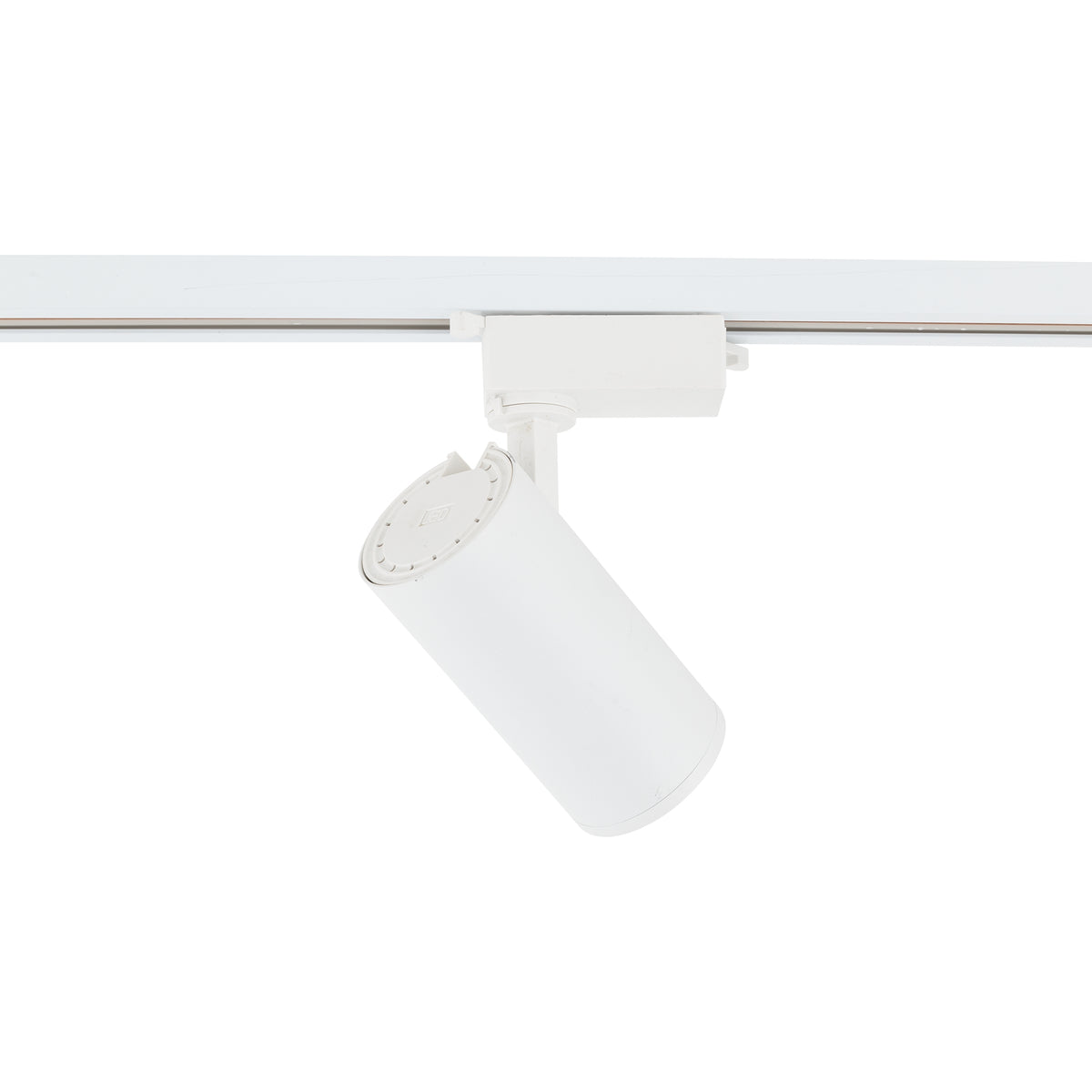 Spot pentru șină Tracer din metal, alb, Lungime 60 mm, lățime 120 mm