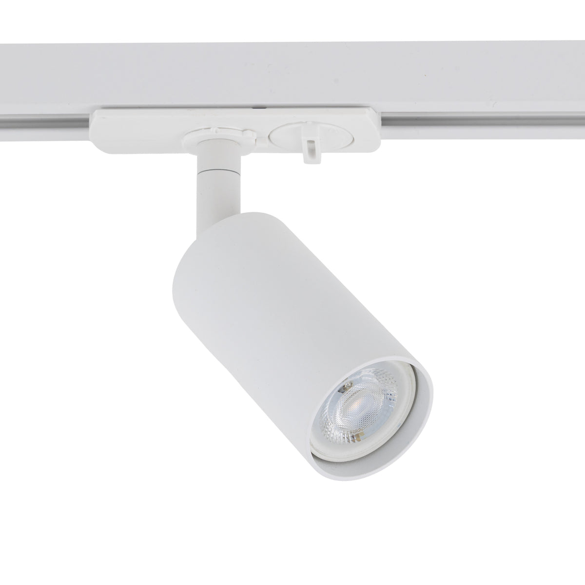 Spot pentru șină Tracer (MR11) din aluminiu, alb
