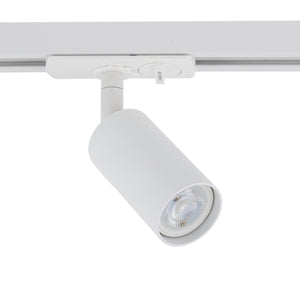 Spot pentru șină Tracer (MR11) din aluminiu, alb