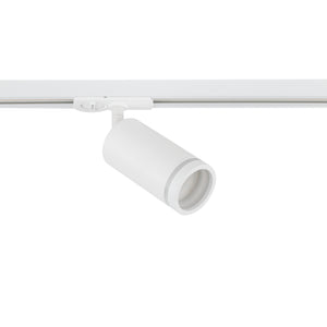 Spot pentru șină Tracer Ring Slim din metal, alb