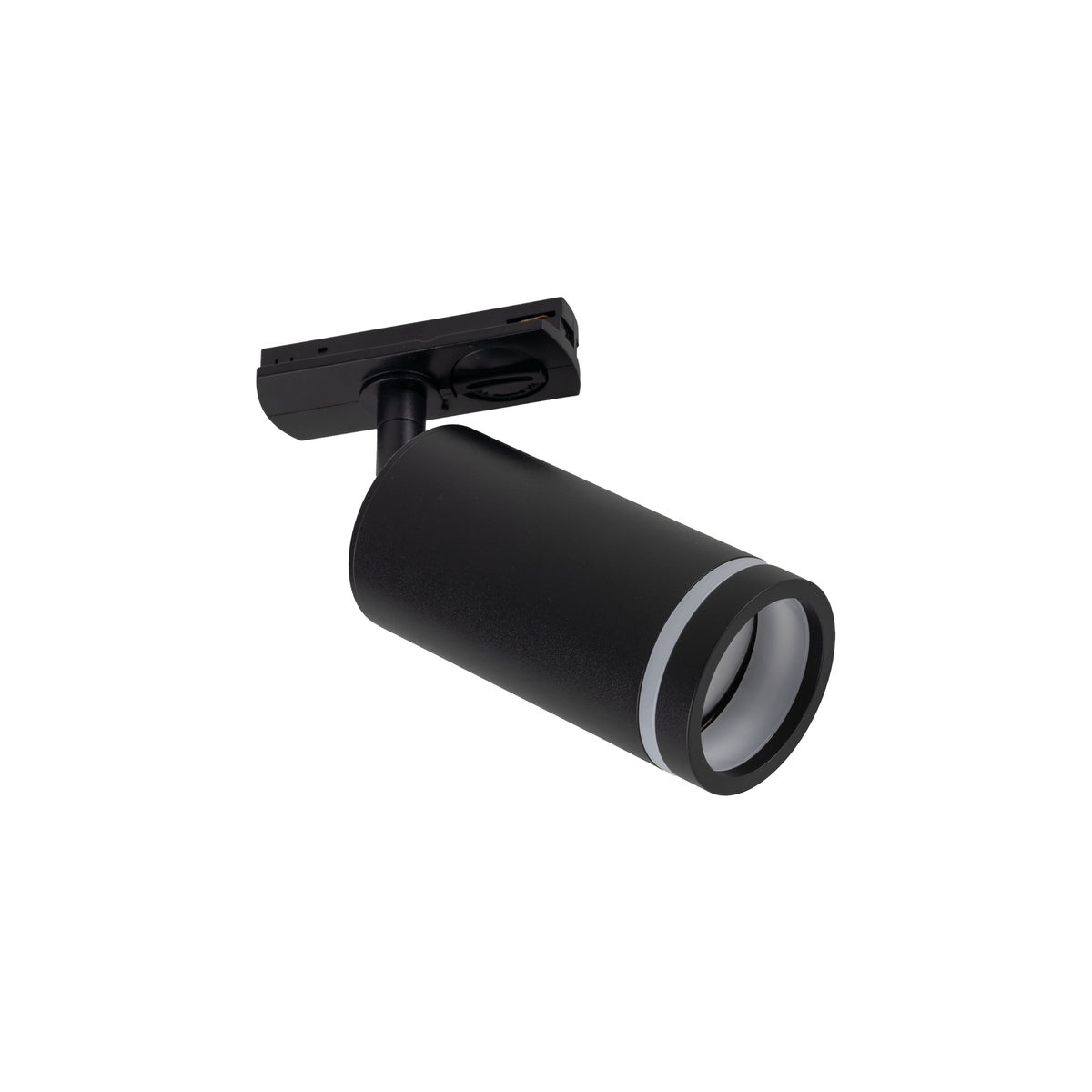Spot pentru șină Tracer Ring Slim din metal, negru