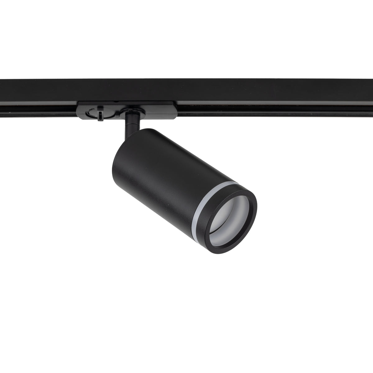Spot pentru șină Tracer Ring Slim din metal, negru