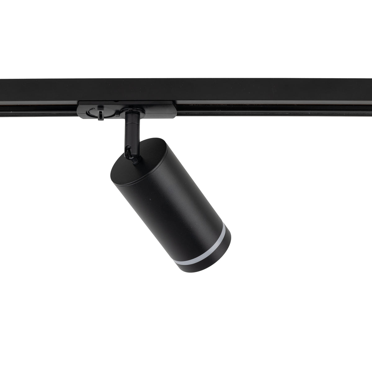 Spot pentru șină Tracer Ring Slim din metal, negru