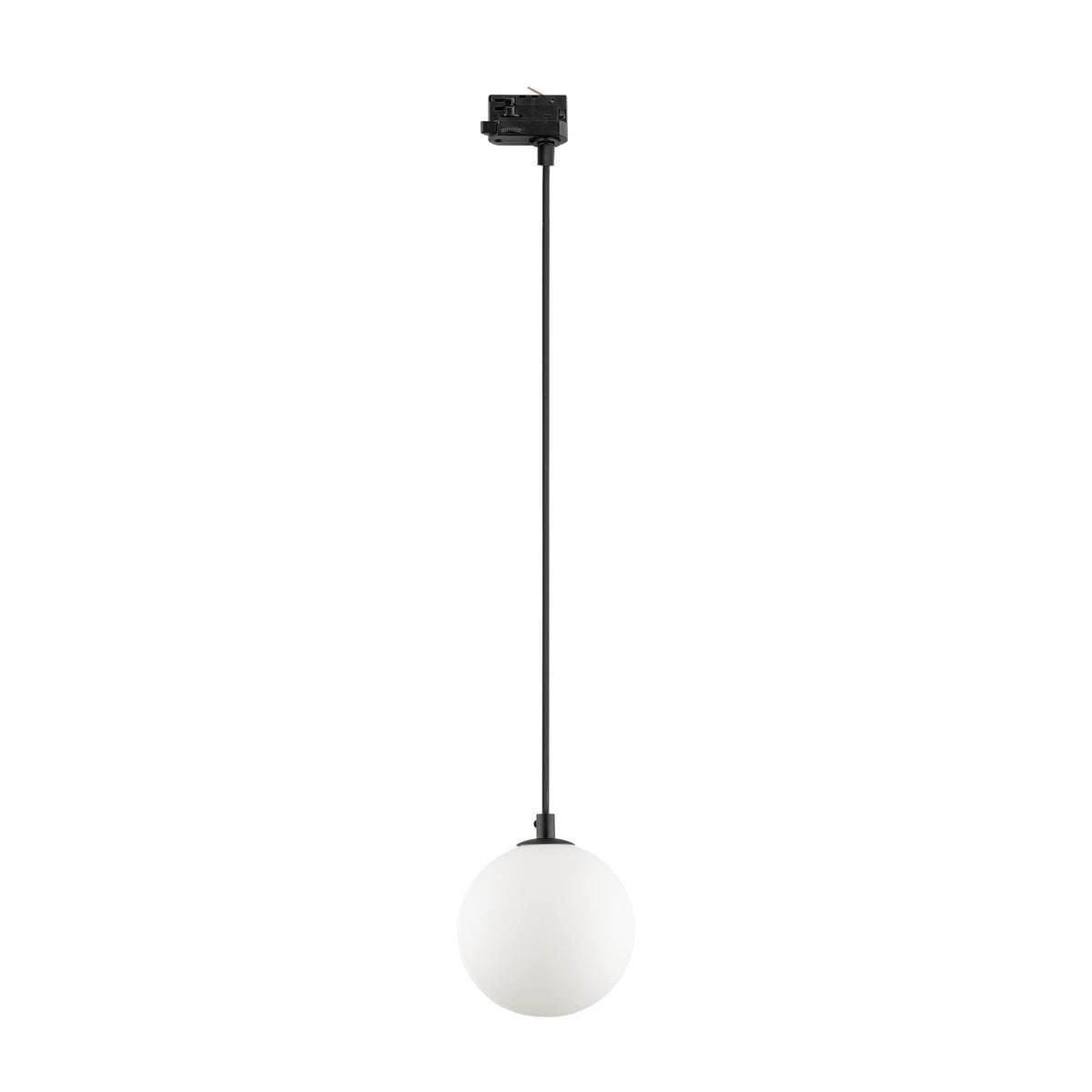 Spot pentru șină Tracer sticlă cu 3 circuite, negru alb, Înălțime 2050 mm