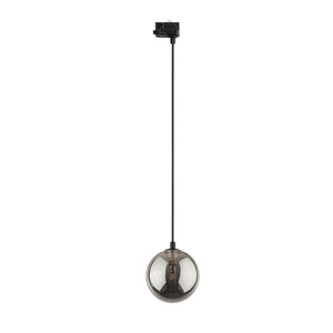 Spot pentru șină Tracer sticlă cu 3 circuite, negru grafit, Înălțime 2050 mm