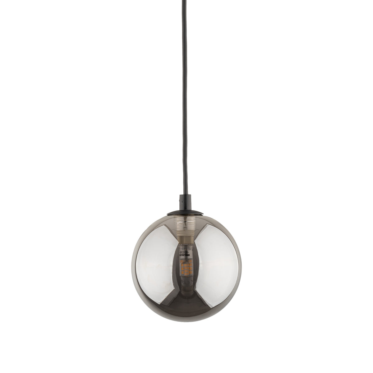Spot pentru șină Tracer sticlă cu 3 circuite, negru grafit, Înălțime 2050 mm