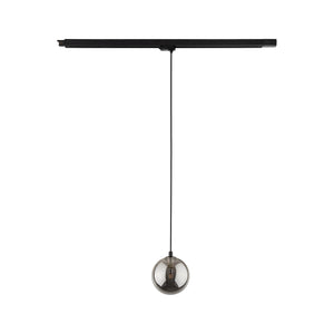 Spot pentru șină Tracer sticlă cu 3 circuite, negru grafit, Înălțime 2050 mm