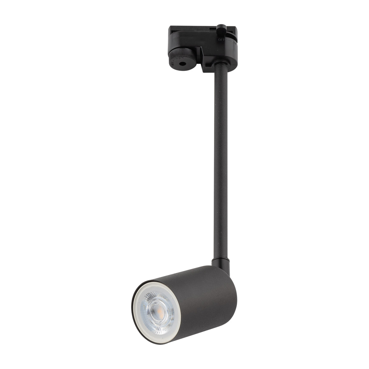 Spot pentru șină Tracer Top Long din metal, negru