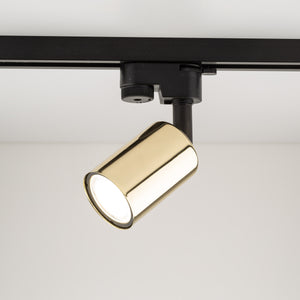 Spot pentru șină Tracer Top din metal, auriu