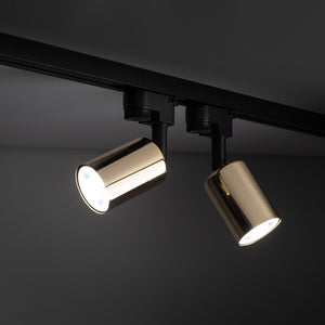 Spot pentru șină Tracer Top din metal, auriu