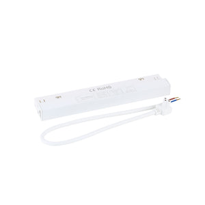 Sursă de alimentare Magnetic Easy cu montaj în șină, alb, 247 × 23 × 45 mm