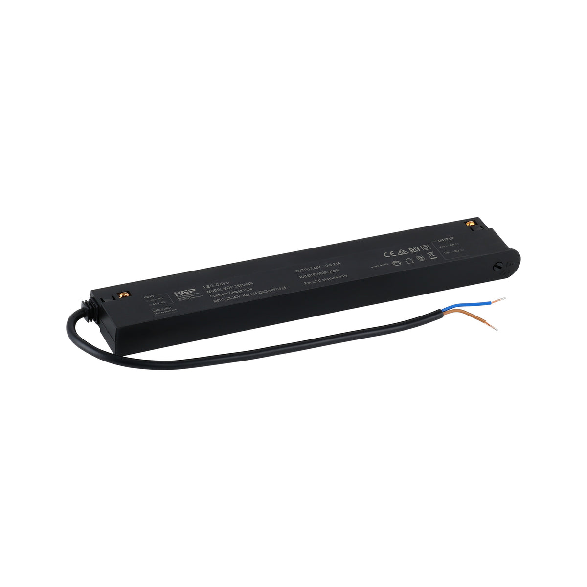 Sursă de alimentare Magnetic Easy cu montaj în șină, negru, 320 × 23 × 45 mm