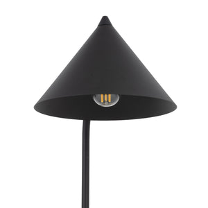 Veioză Cono din metal, negru