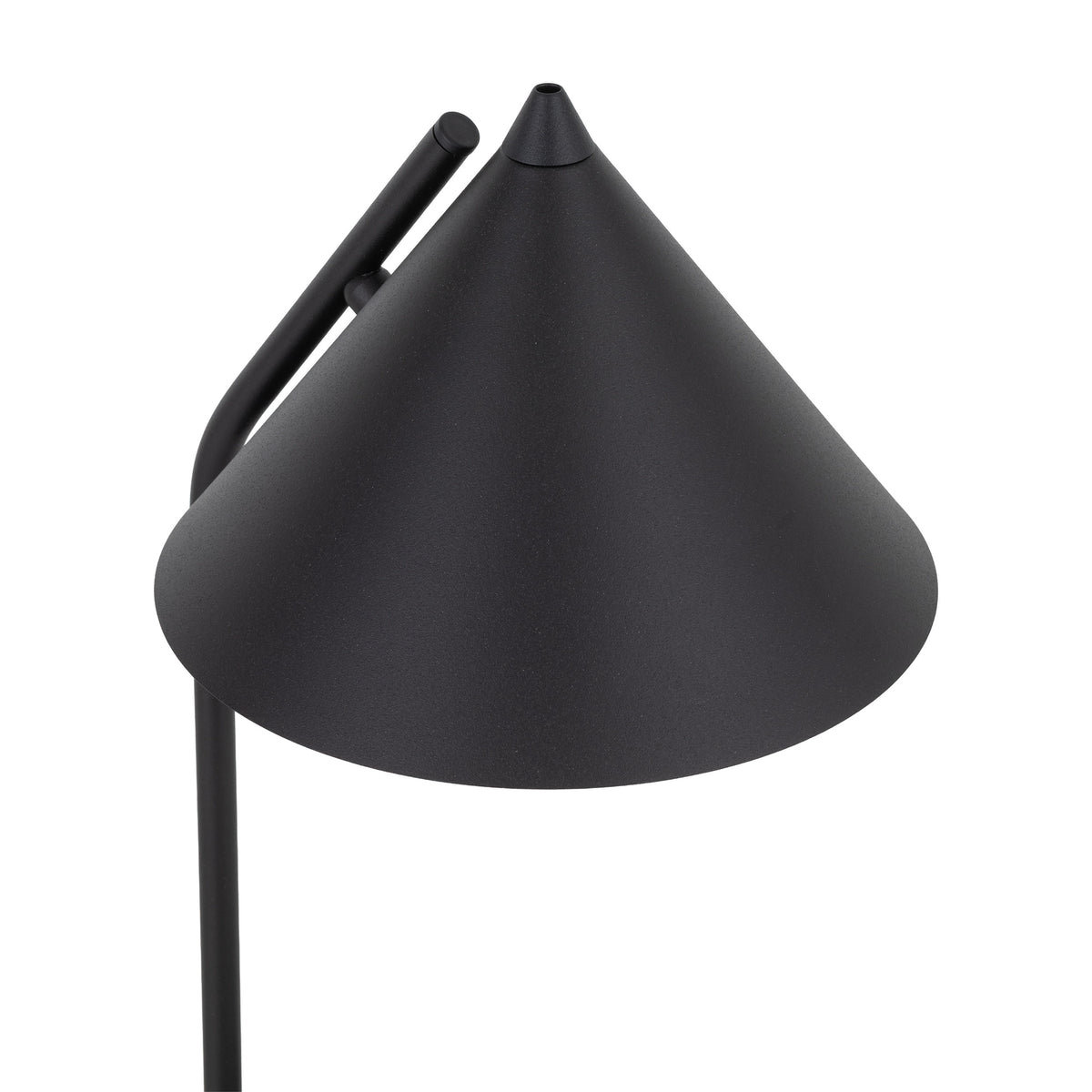 Veioză Cono din metal, negru