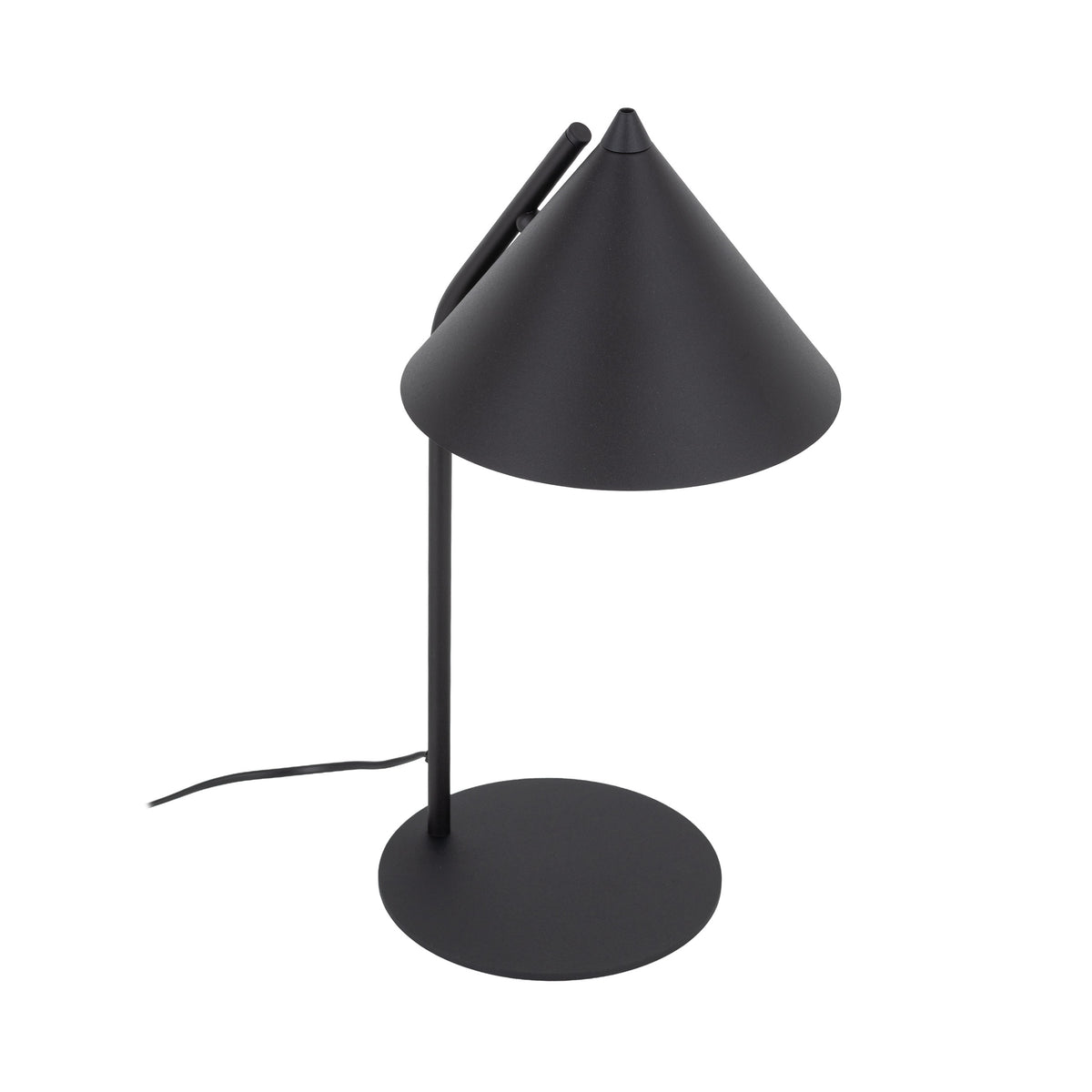 Veioză Cono din metal, negru