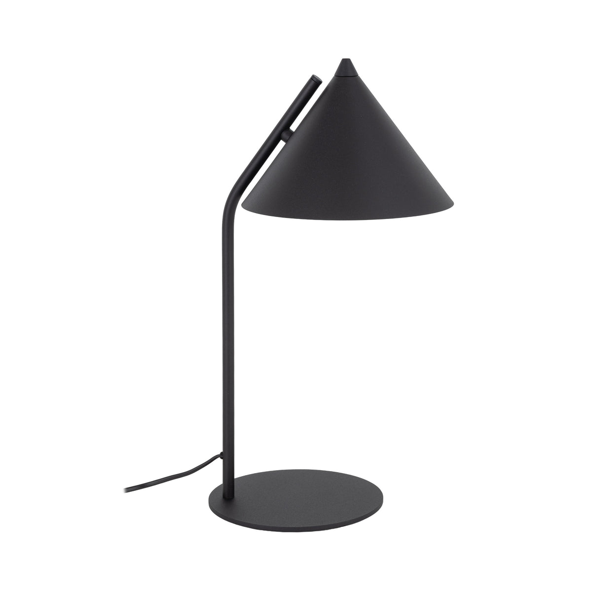 Veioză Cono din metal, negru