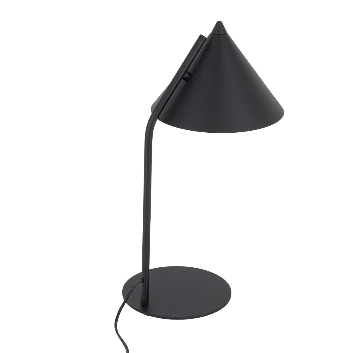 Veioză Cono din metal, negru
